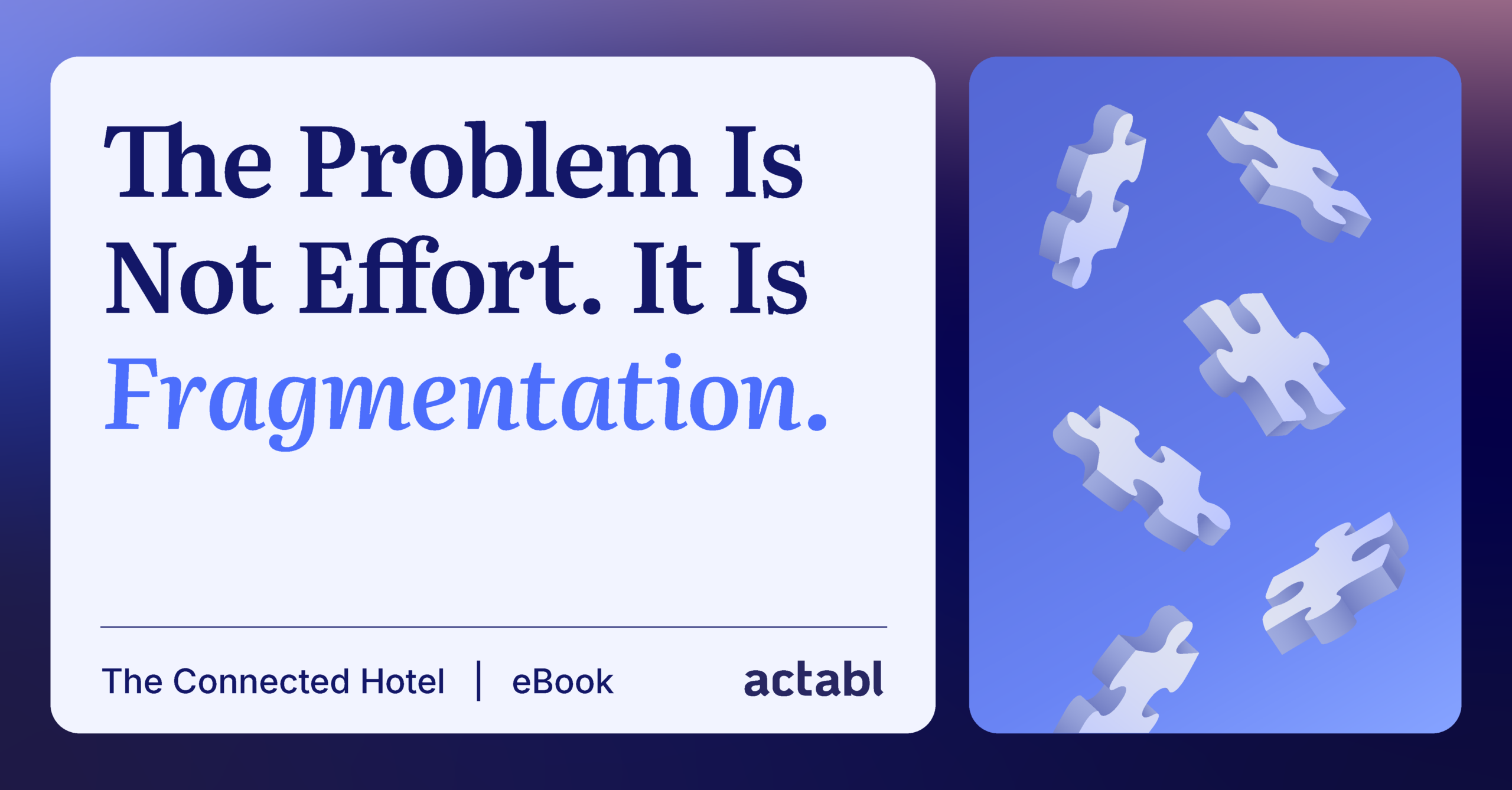 The Problem Is Not Effort. It Is Fragmentation