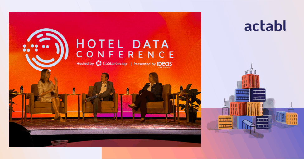 The main stage, Hotel Data Conference 2025